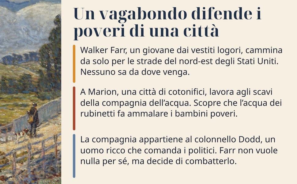 Un vagabondo difende i poveri di una città. Walker Farr, un giovane dai vestiti logori, cammina da solo per le strade del nord-est degli Stati Uniti. Nessuno sa da dove venga.