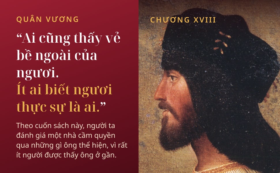 Quân vương. “Ai cũng thấy vẻ bề ngoài của ngươi. Ít ai biết ngươi thực sự là ai.”.