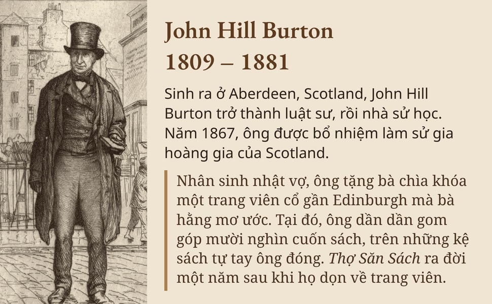 John Hill Burton 1809 – 1881. Sinh ra ở Aberdeen, Scotland, John Hill Burton trở thành luật sư, rồi nhà sử học. Năm 1867, ông được bổ nhiệm làm sử gia hoàng gia của Scotland.