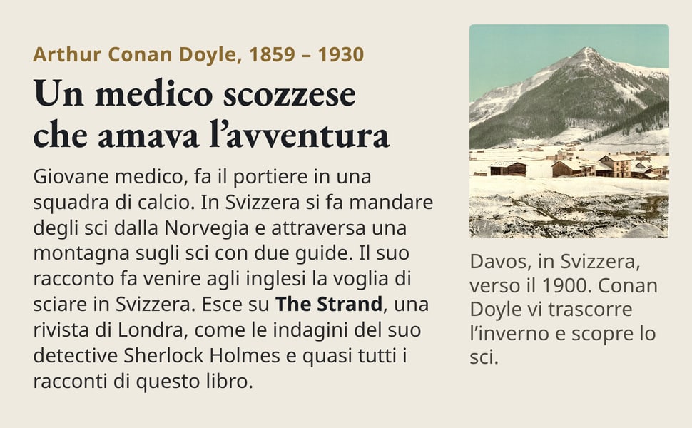 Un medico scozzese che amava l’avventura. Giovane medico, fa il portiere in una squadra di calcio. In Svizzera si fa mandare degli sci dalla Norvegia e attraversa una montagna sugli sci con due guide. Il suo racconto…