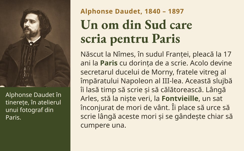 Un om din Sud care scria pentru Paris. Născut la Nîmes, în sudul Franței, pleacă la 17 ani la Paris cu dorința de a scrie. Acolo devine secretarul ducelui de Morny, fratele vitreg al împăratului Napoleon al III-lea.…