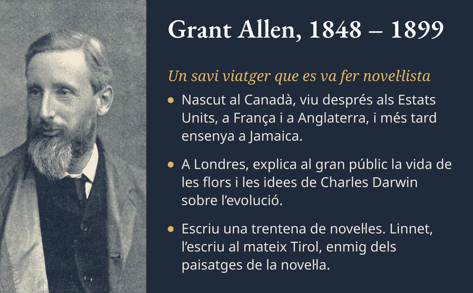 Grant Allen, 1848 – 1899. Un savi viatger que es va fer novel·lista.