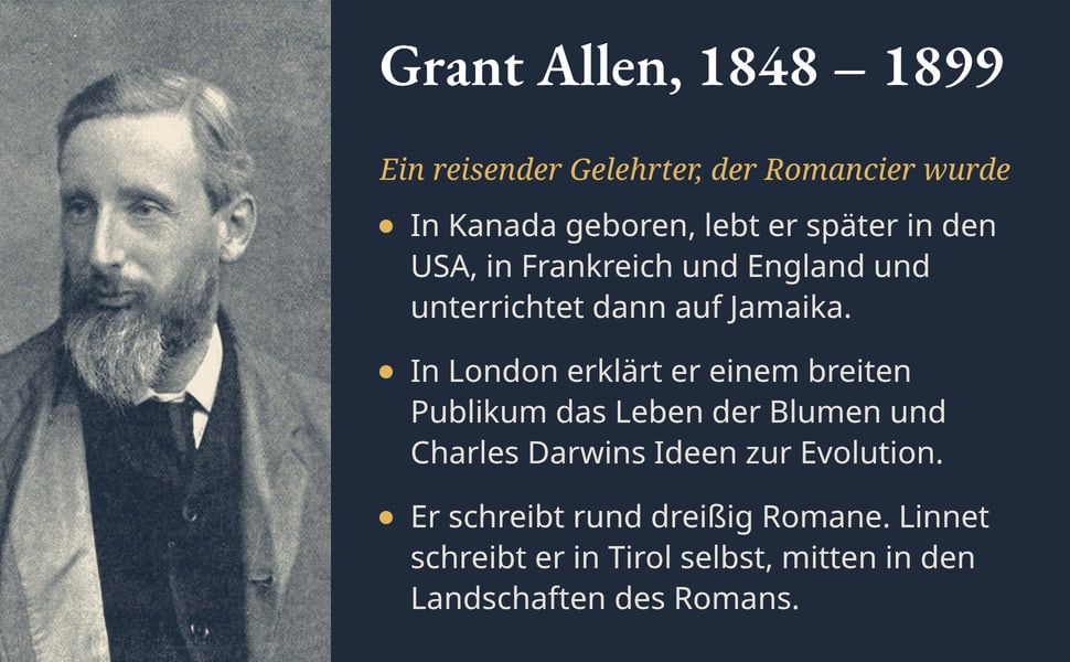 Grant Allen, 1848 – 1899. Ein reisender Gelehrter, der Romancier wurde.