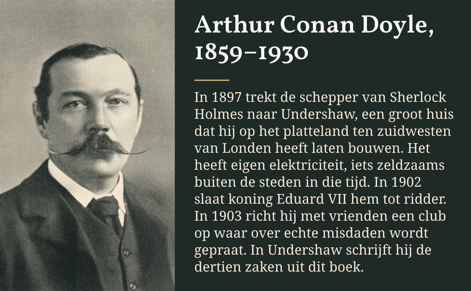 Arthur Conan Doyle, 1859–1930. In 1897 trekt de schepper van Sherlock Holmes naar Undershaw, een groot huis dat hij op het platteland ten zuidwesten van Londen heeft laten bouwen. Het heeft eigen elektriciteit, iets…