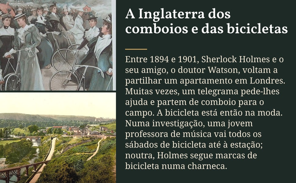 A Inglaterra dos comboios e das bicicletas. Entre 1894 e 1901, Sherlock Holmes e o seu amigo, o doutor Watson, voltam a partilhar um apartamento em Londres. Muitas vezes, um telegrama pede-lhes ajuda e partem de…