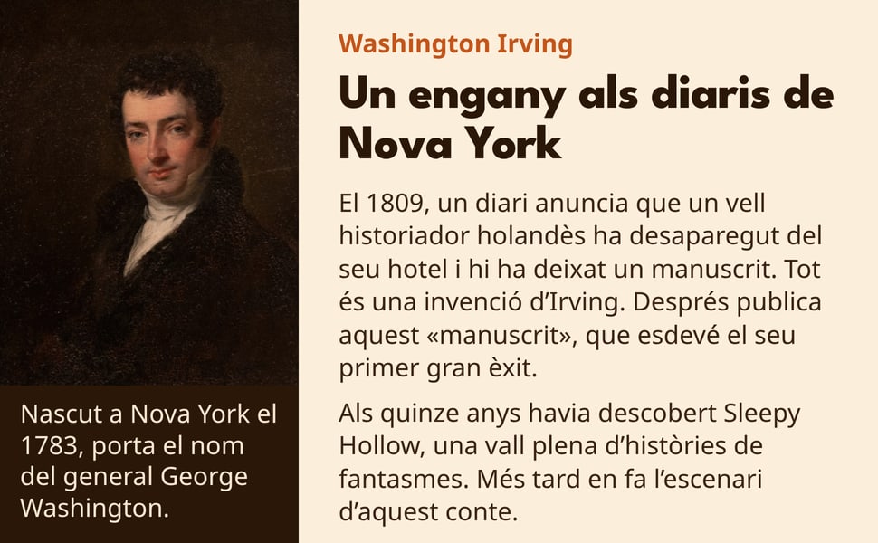 Un engany als diaris de Nova York. Nascut a Nova York el 1783, porta el nom del general George Washington.