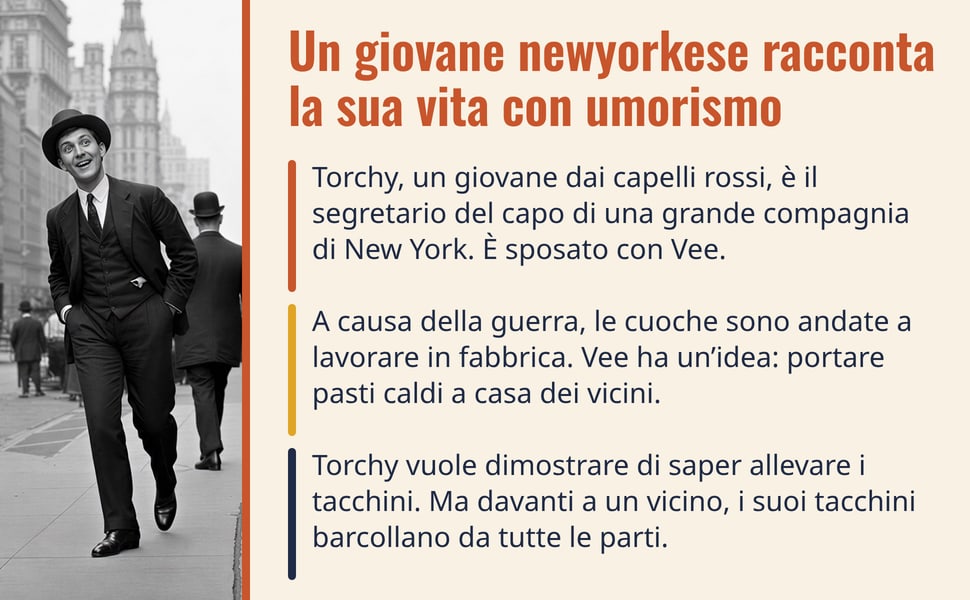 Un giovane newyorkese racconta la sua vita con umorismo. Torchy, un giovane dai capelli rossi, è il segretario del capo di una grande compagnia di New York. È sposato con Vee.