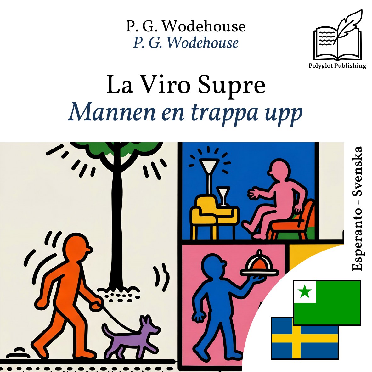 Mannen en trappa upp
