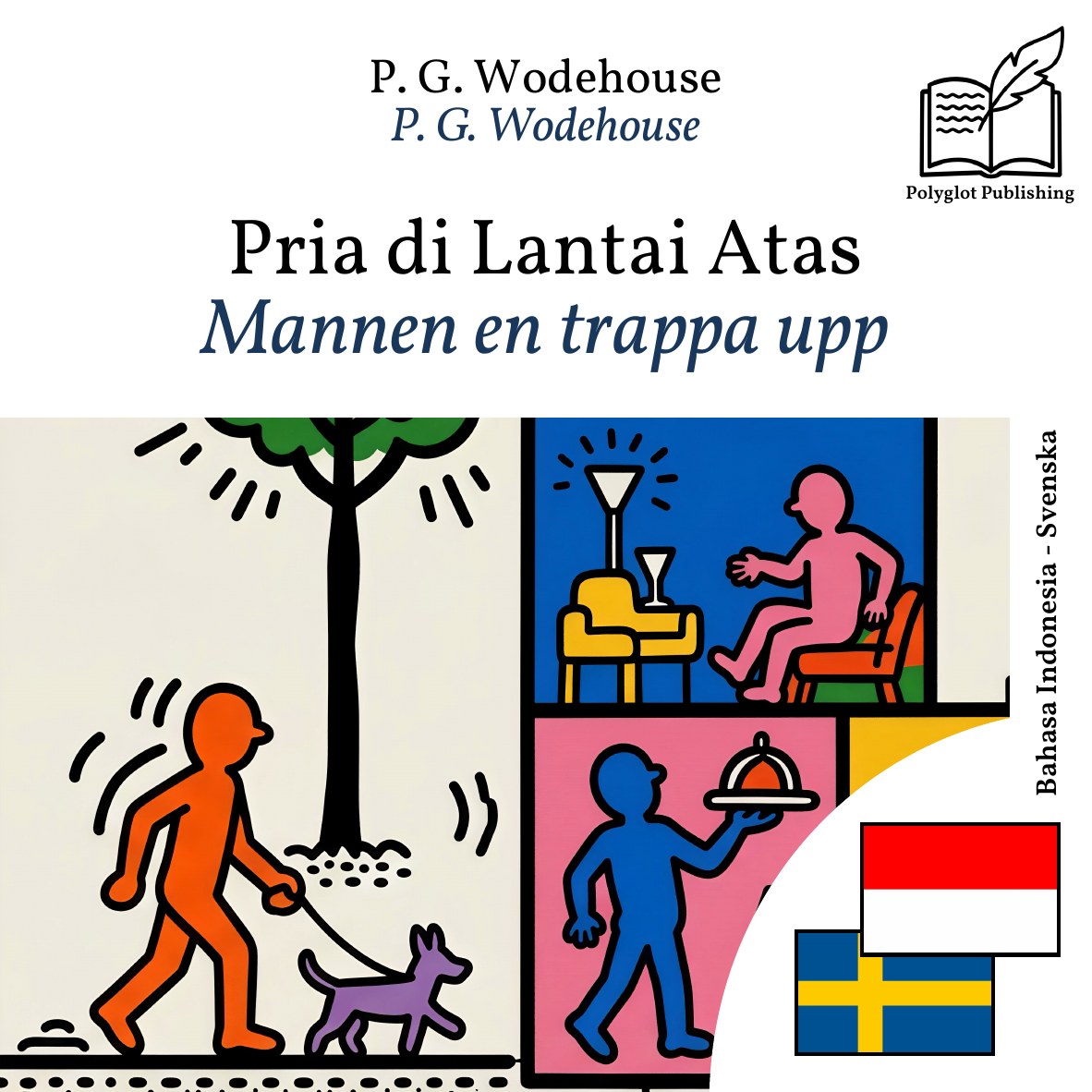 Mannen en trappa upp