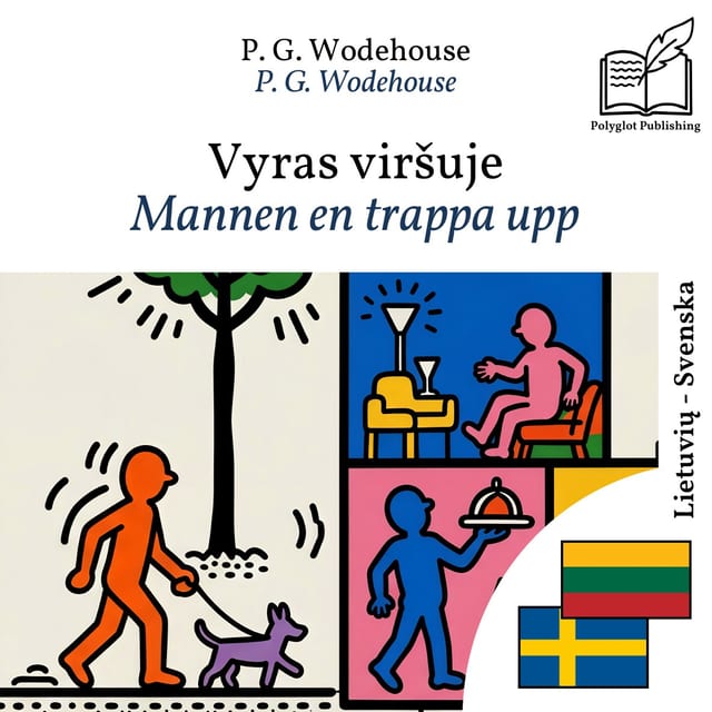 Mannen en trappa upp