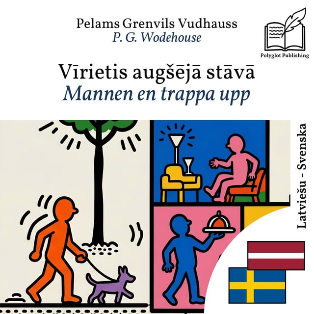 Mannen en trappa upp