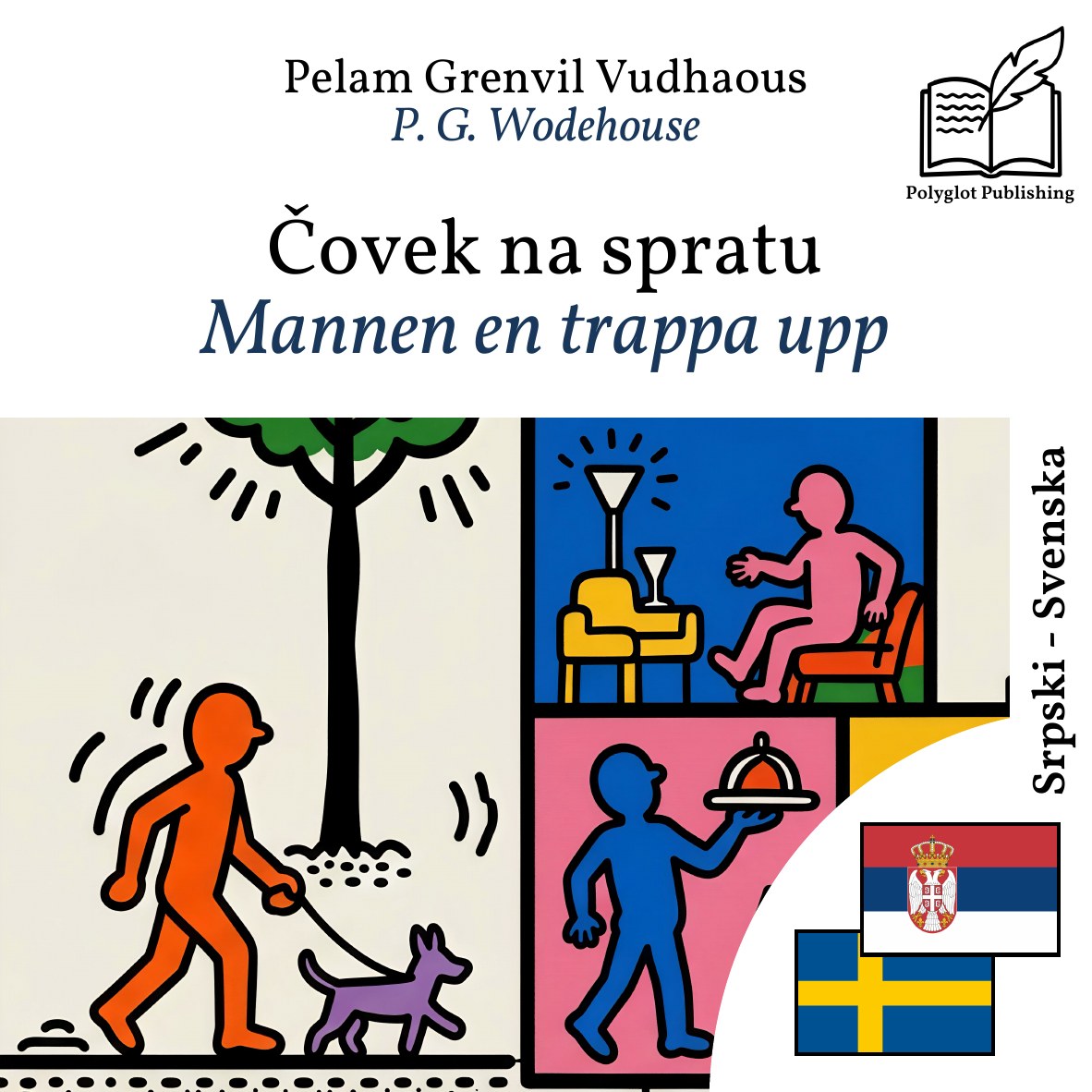 Mannen en trappa upp