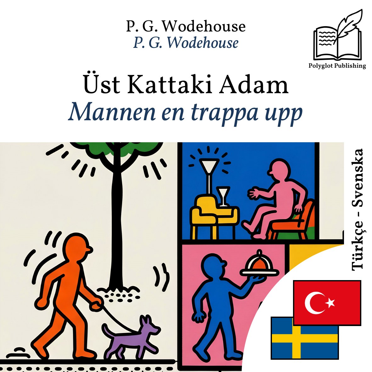 Mannen en trappa upp