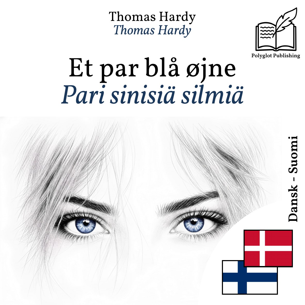 Pari sinisiä silmiä