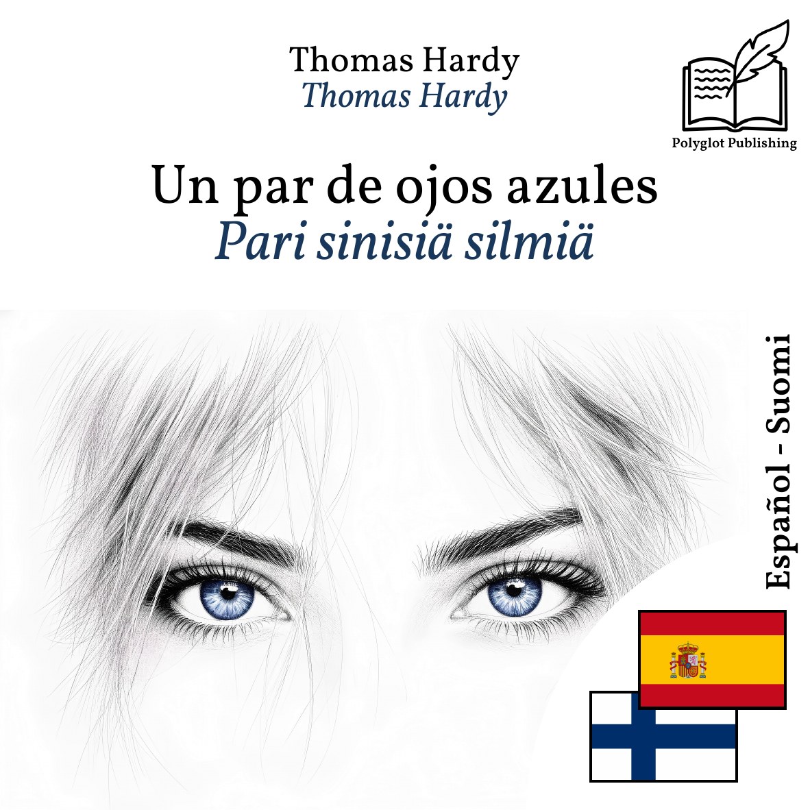 Pari sinisiä silmiä