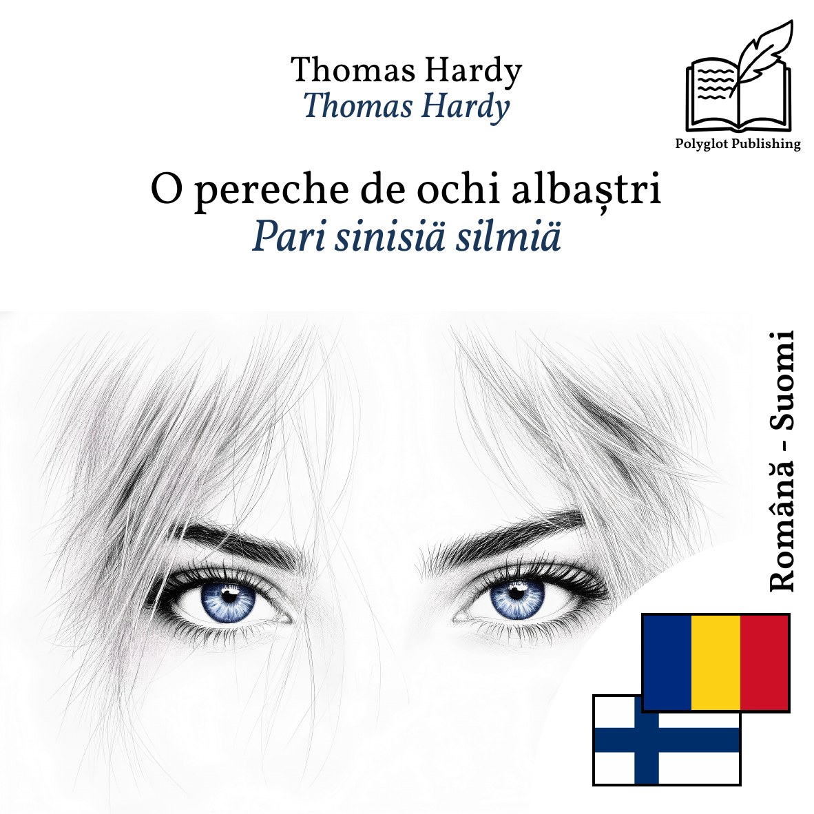 Pari sinisiä silmiä