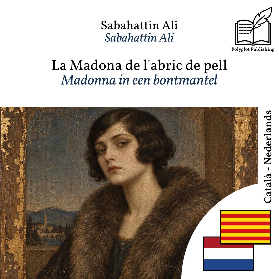 Madonna in een bontmantel