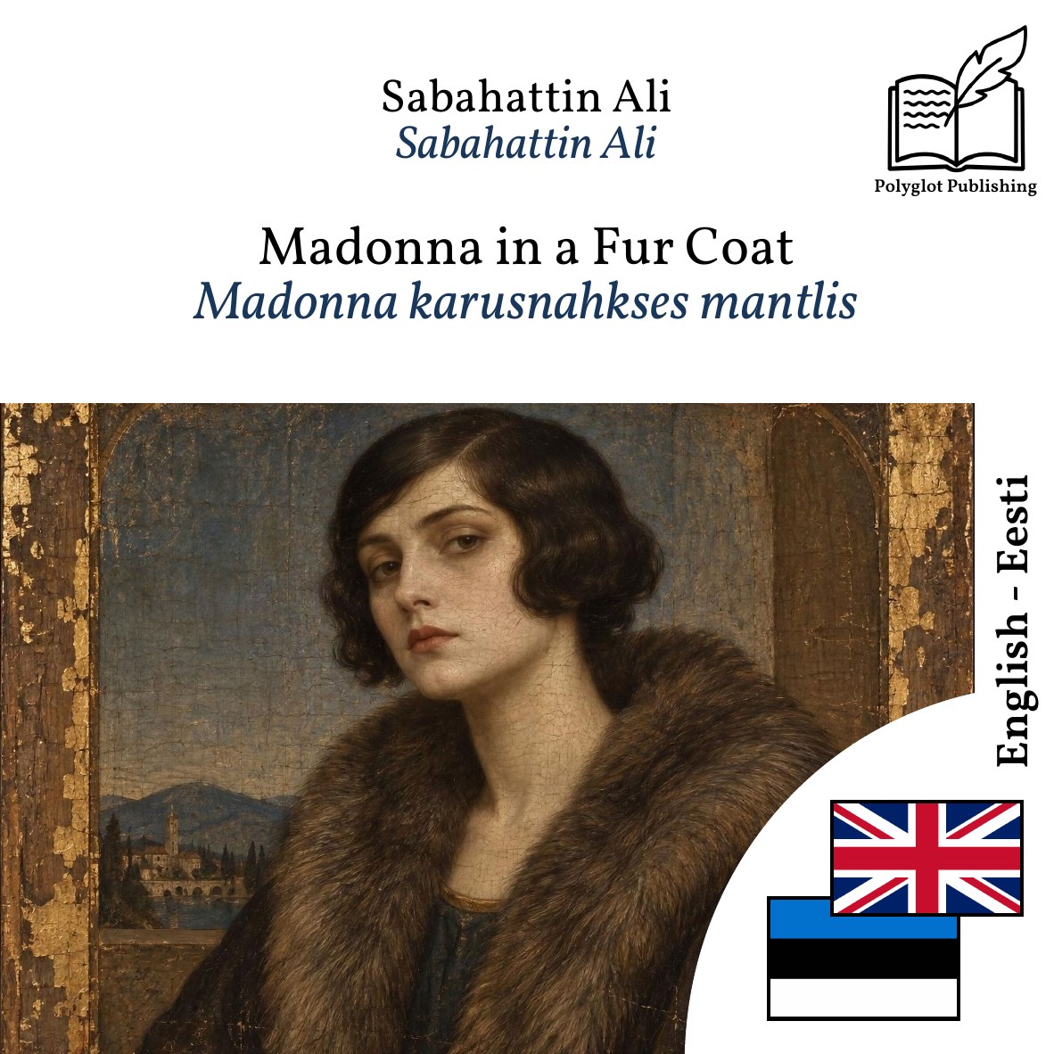 Madonna karusnahkses mantlis