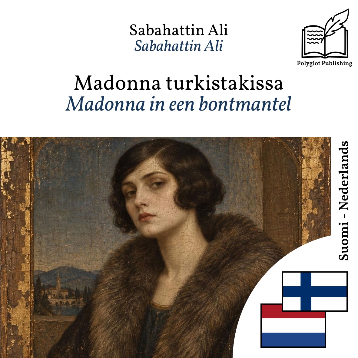 Madonna in een bontmantel
