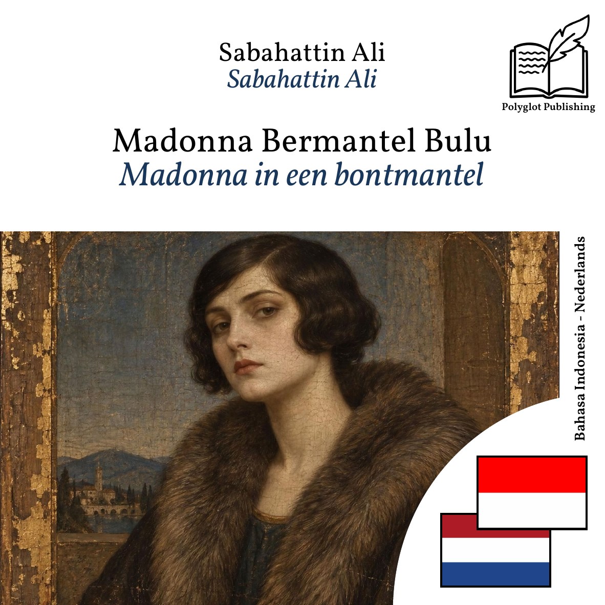 Madonna in een bontmantel