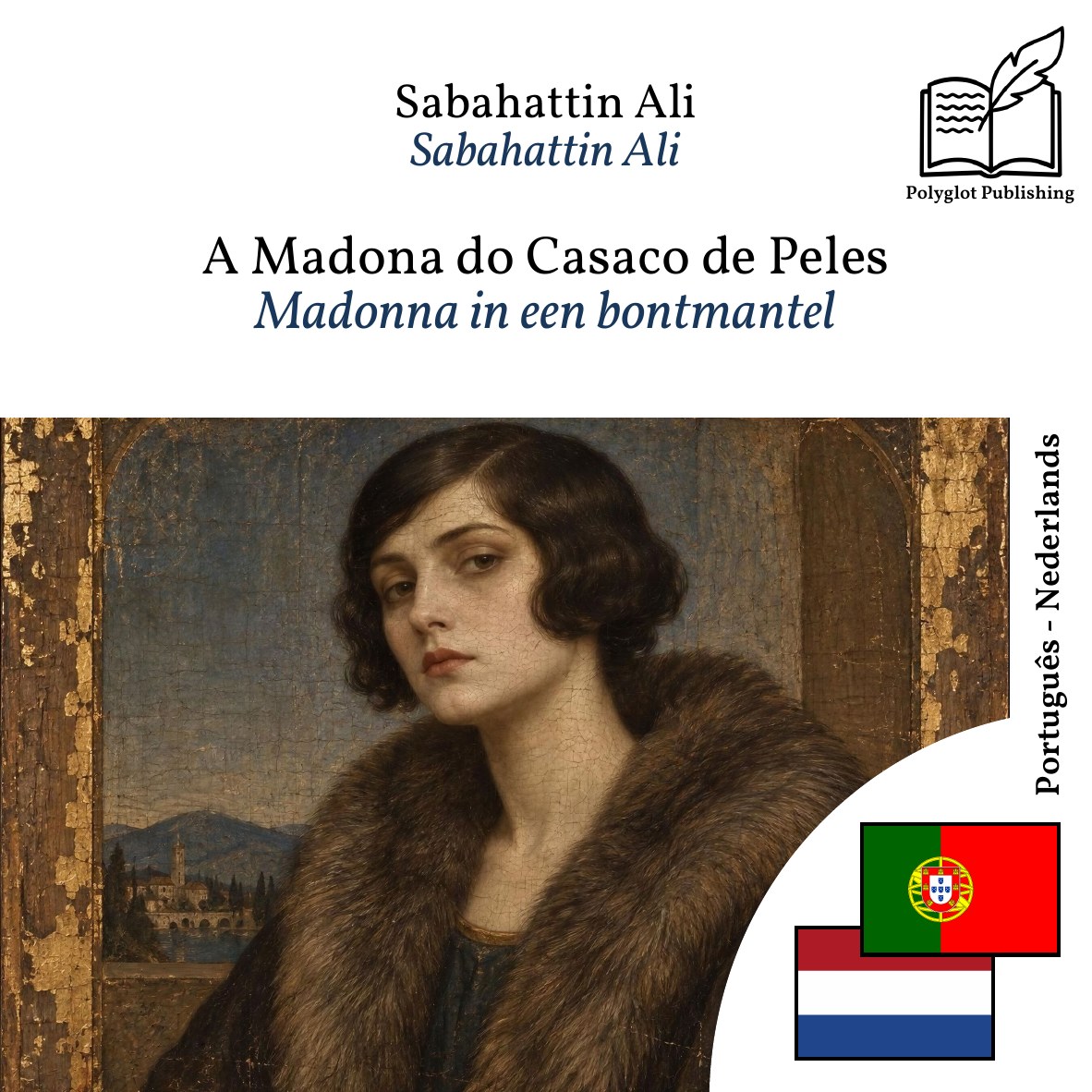 Madonna in een bontmantel