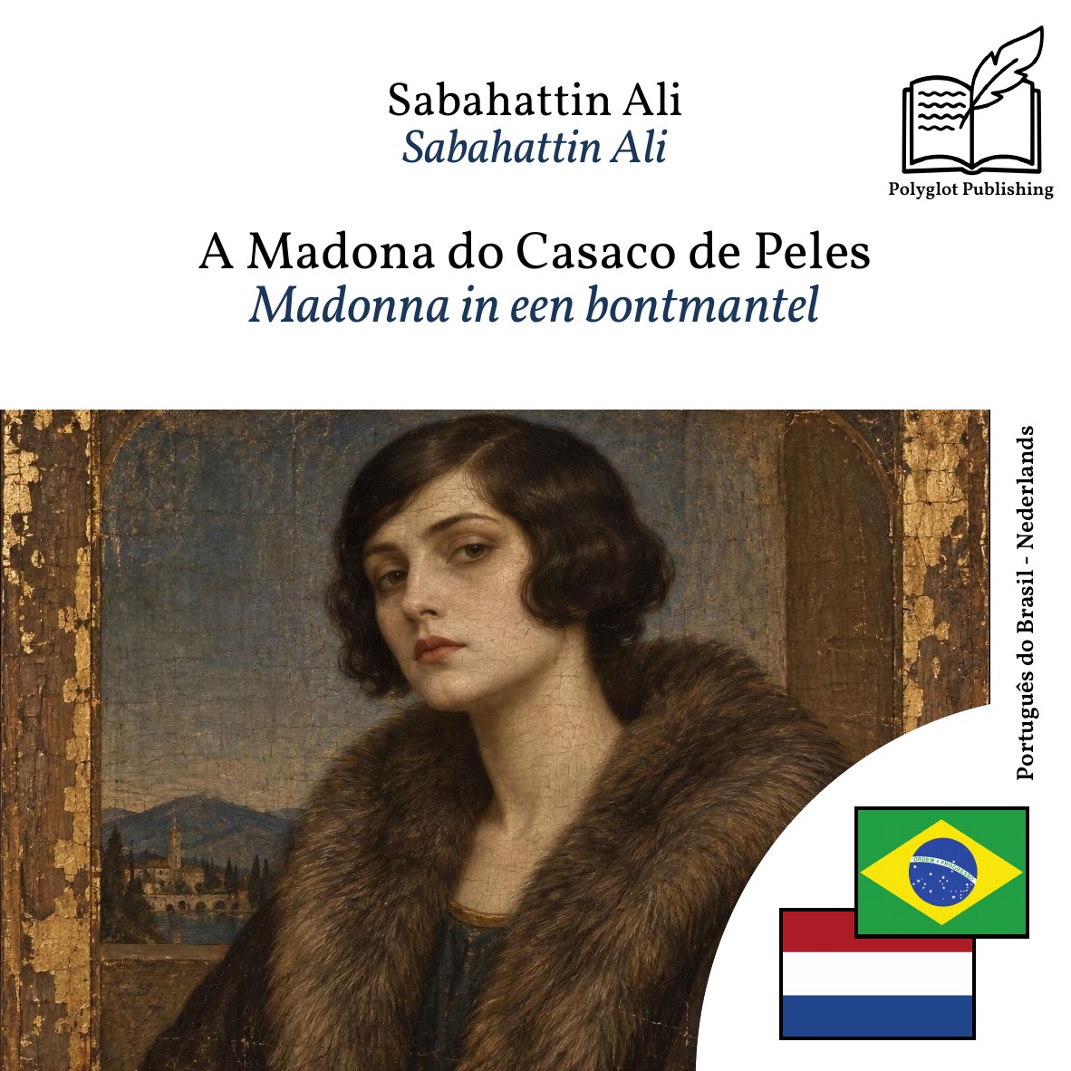Madonna in een bontmantel