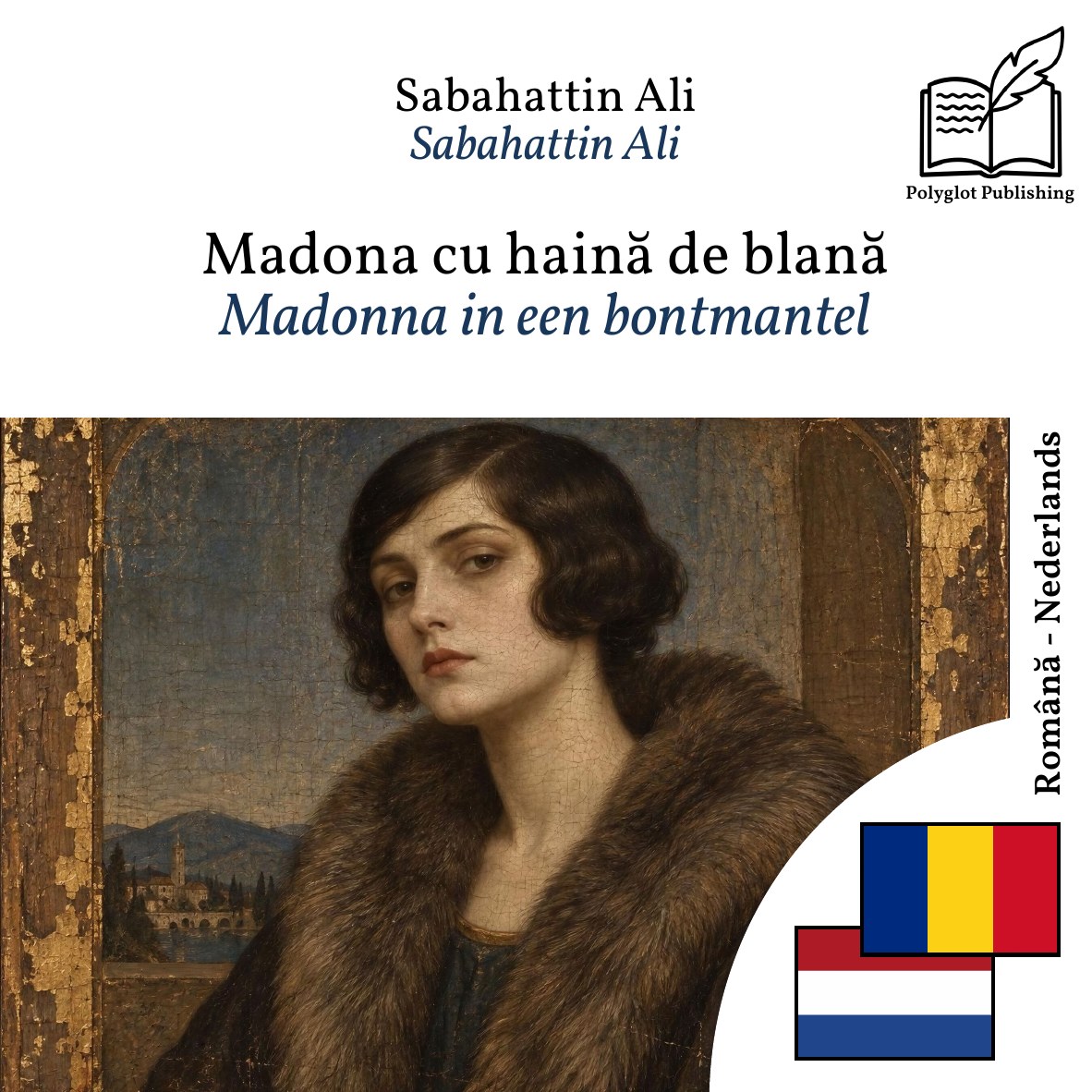 Madonna in een bontmantel