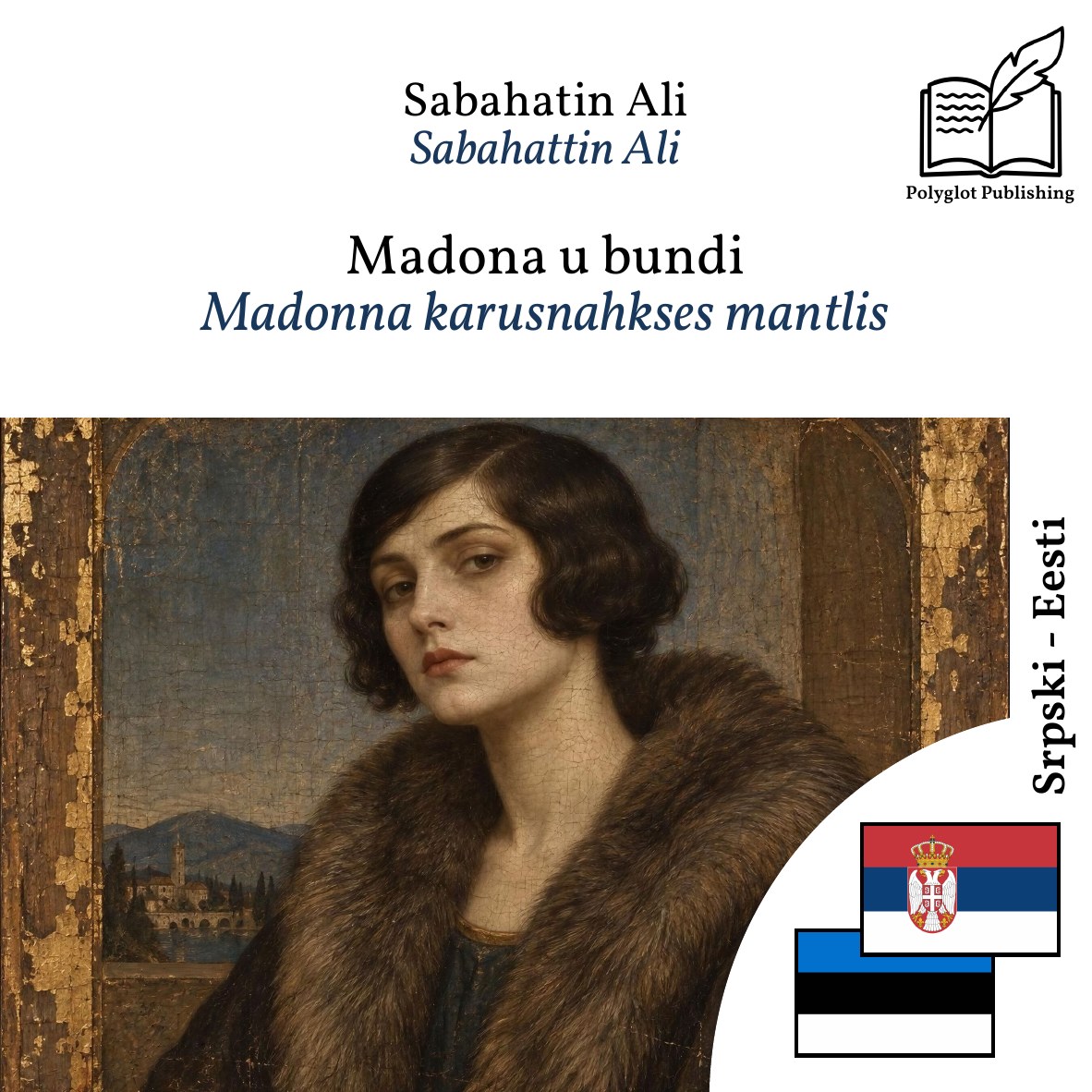 Madonna karusnahkses mantlis