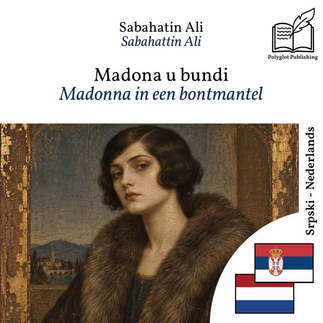 Madonna in een bontmantel