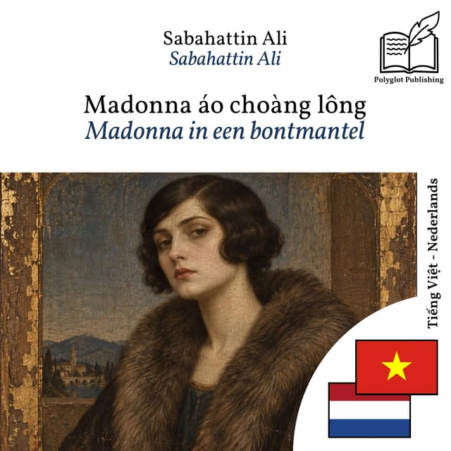 Madonna in een bontmantel